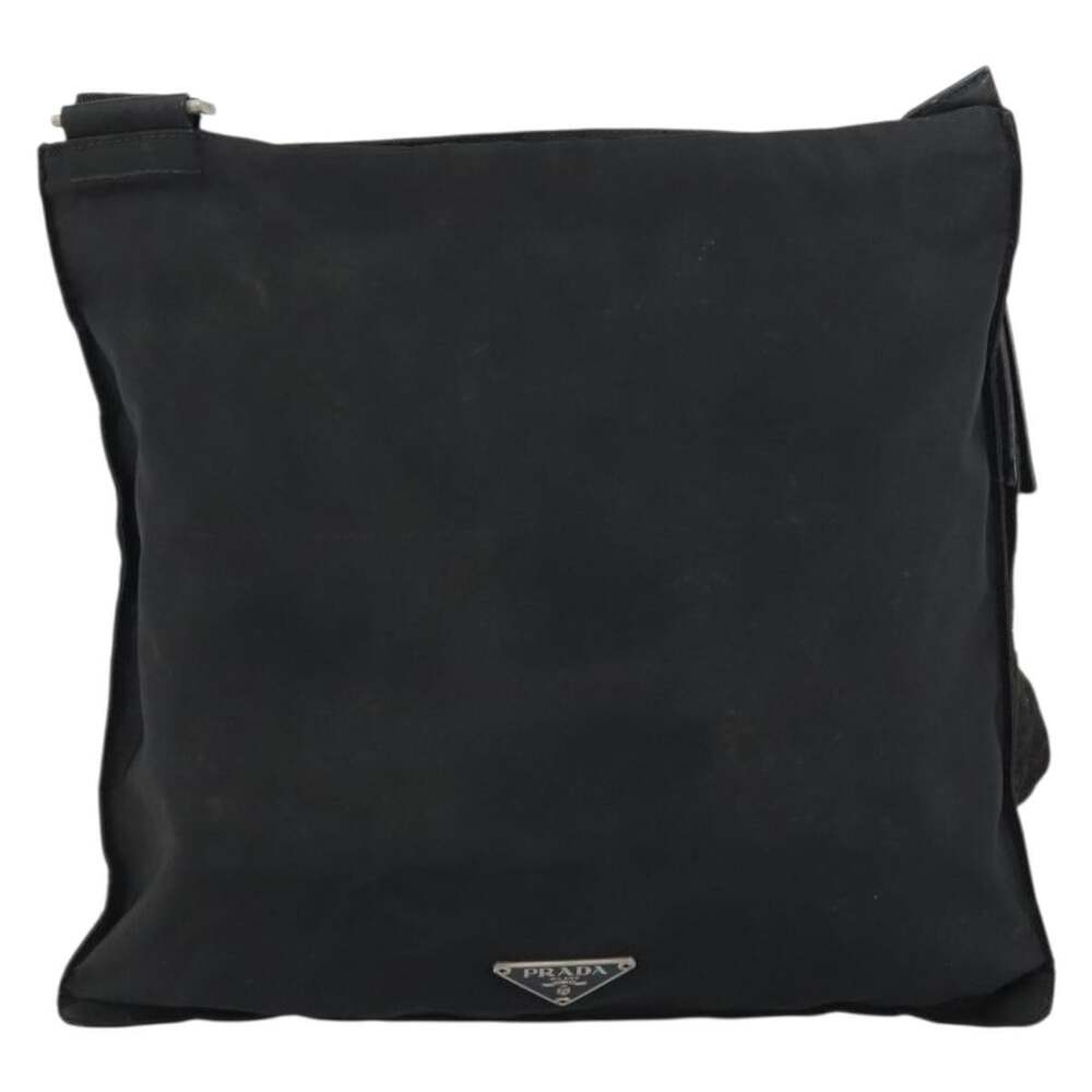 Prada Nylon Shoulder Bag Silver